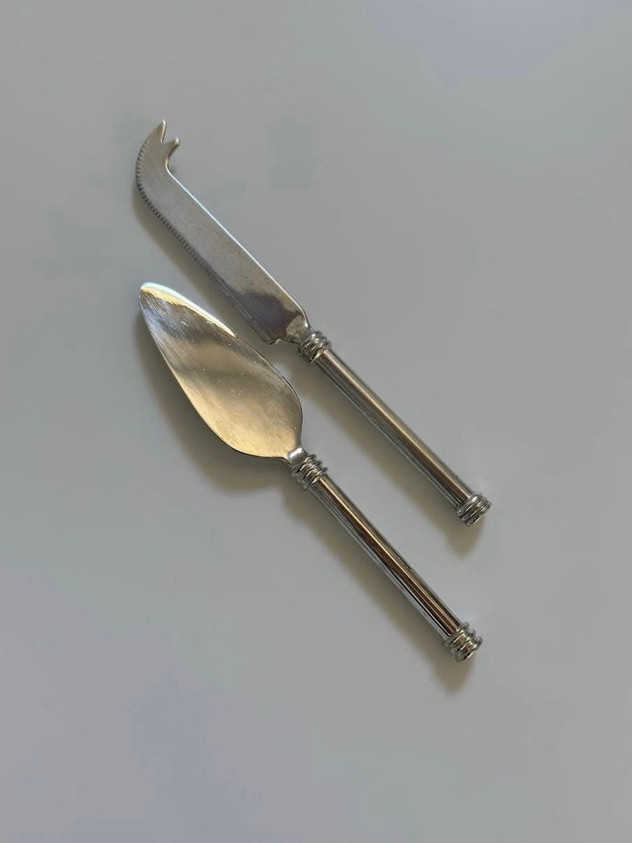 Rosetta ~ Paire de couverts à fromage