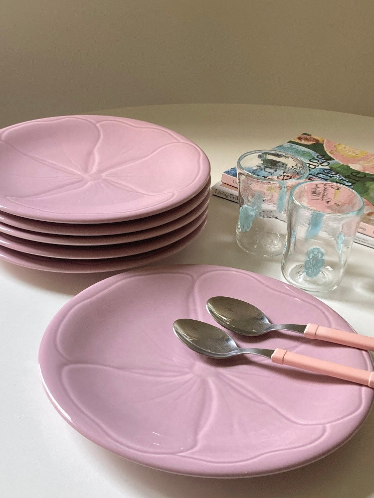 Set di 6 grandi piatti piani francesi