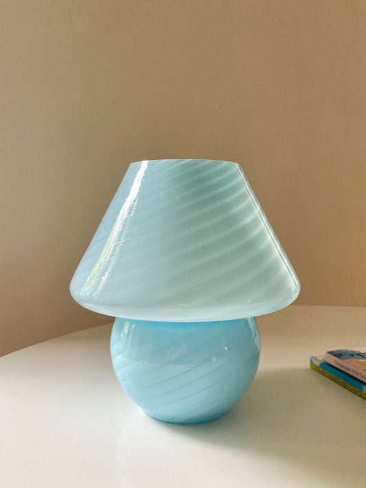 Murano glass mushroom lamp