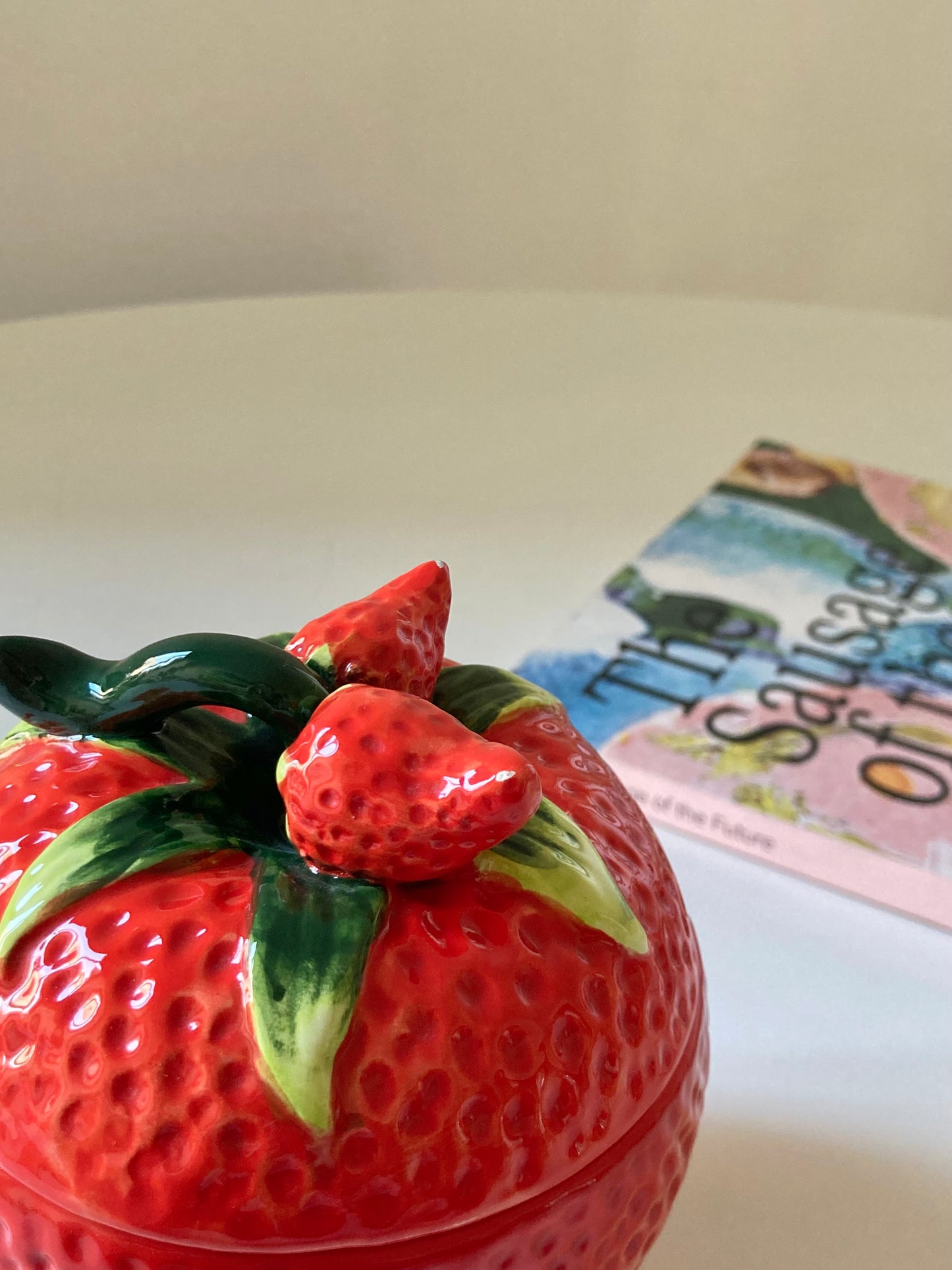 Ceramic strawberry jar