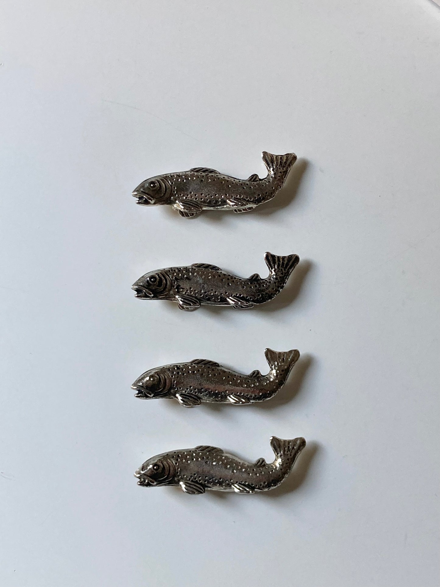 Set 4 poggia coltello a forma di pesce