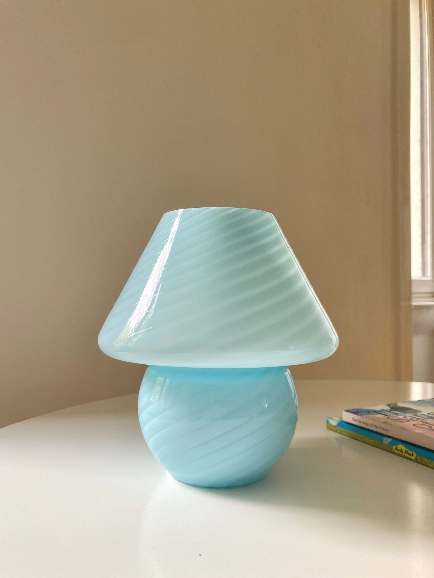 Murano glass mushroom lamp