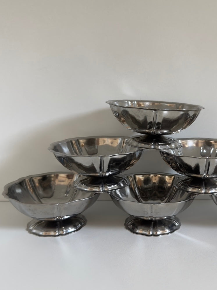 Rosetta ~ Set 6 coppette con piattini