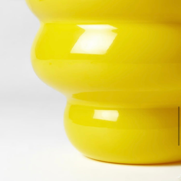 Vaso in vetro giallo IKEA KALLARHALS