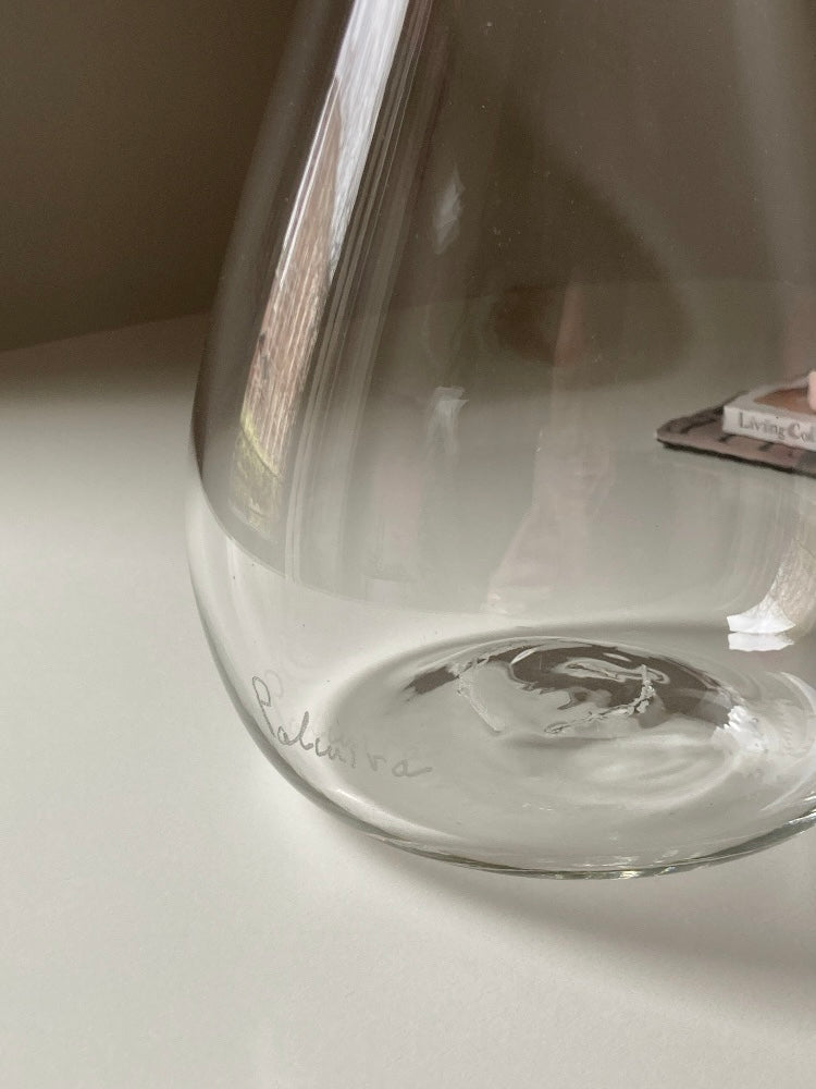 Vaso finocchio in vetro di Murano