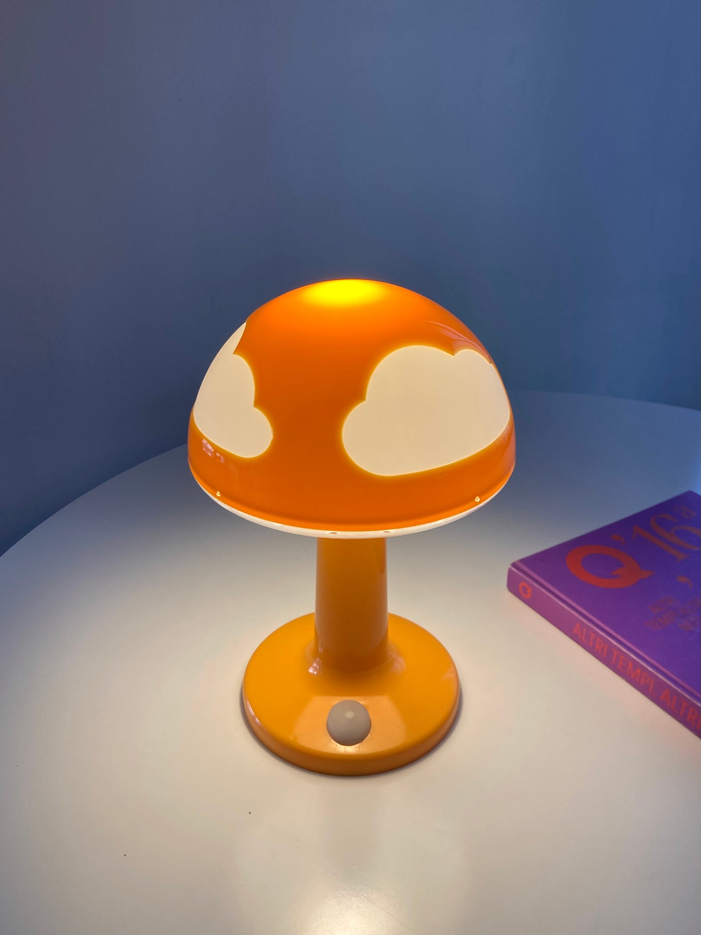 Vintage orange Skojig lamp IKEA