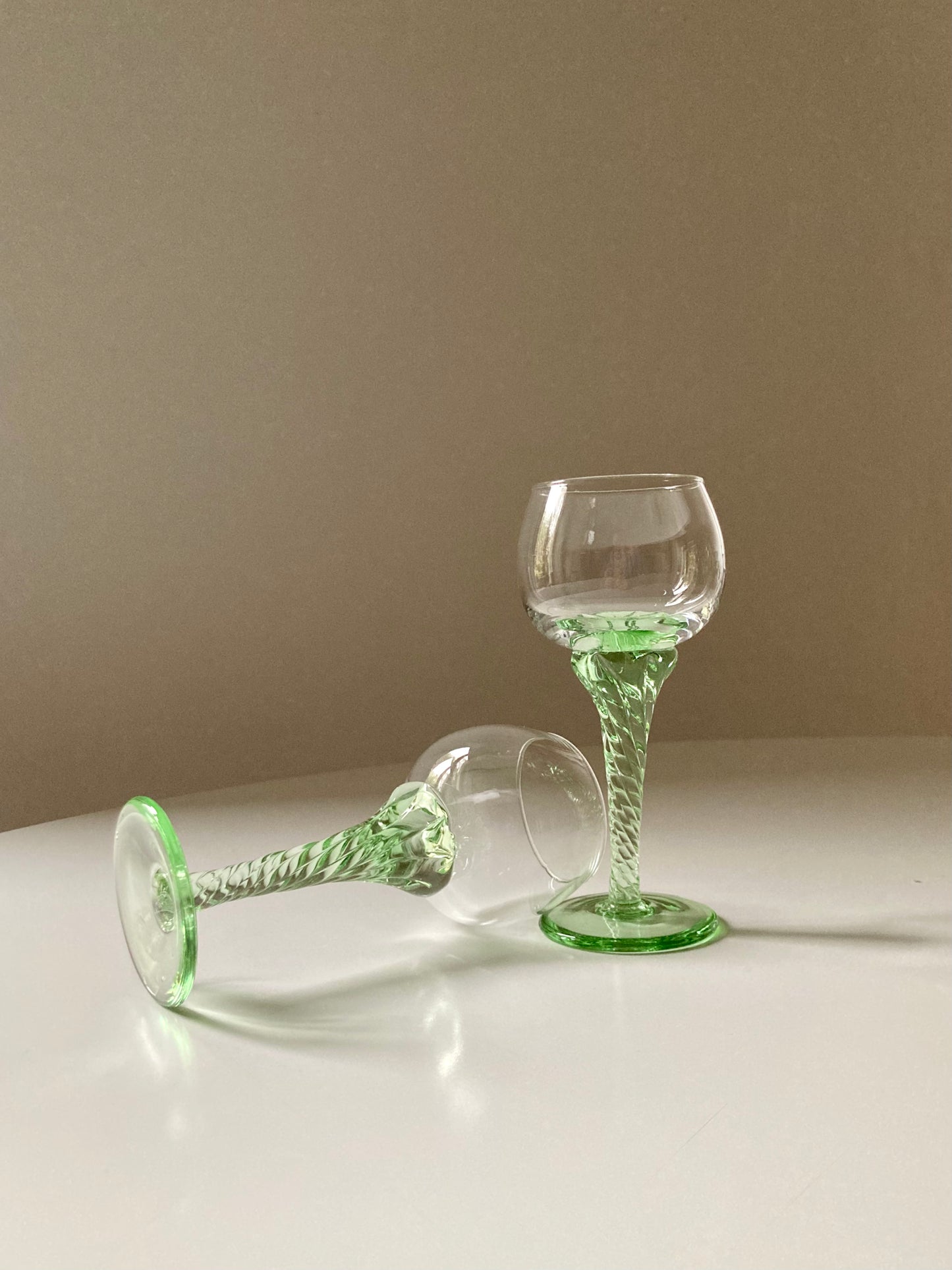 Set of 6 handmade glasses