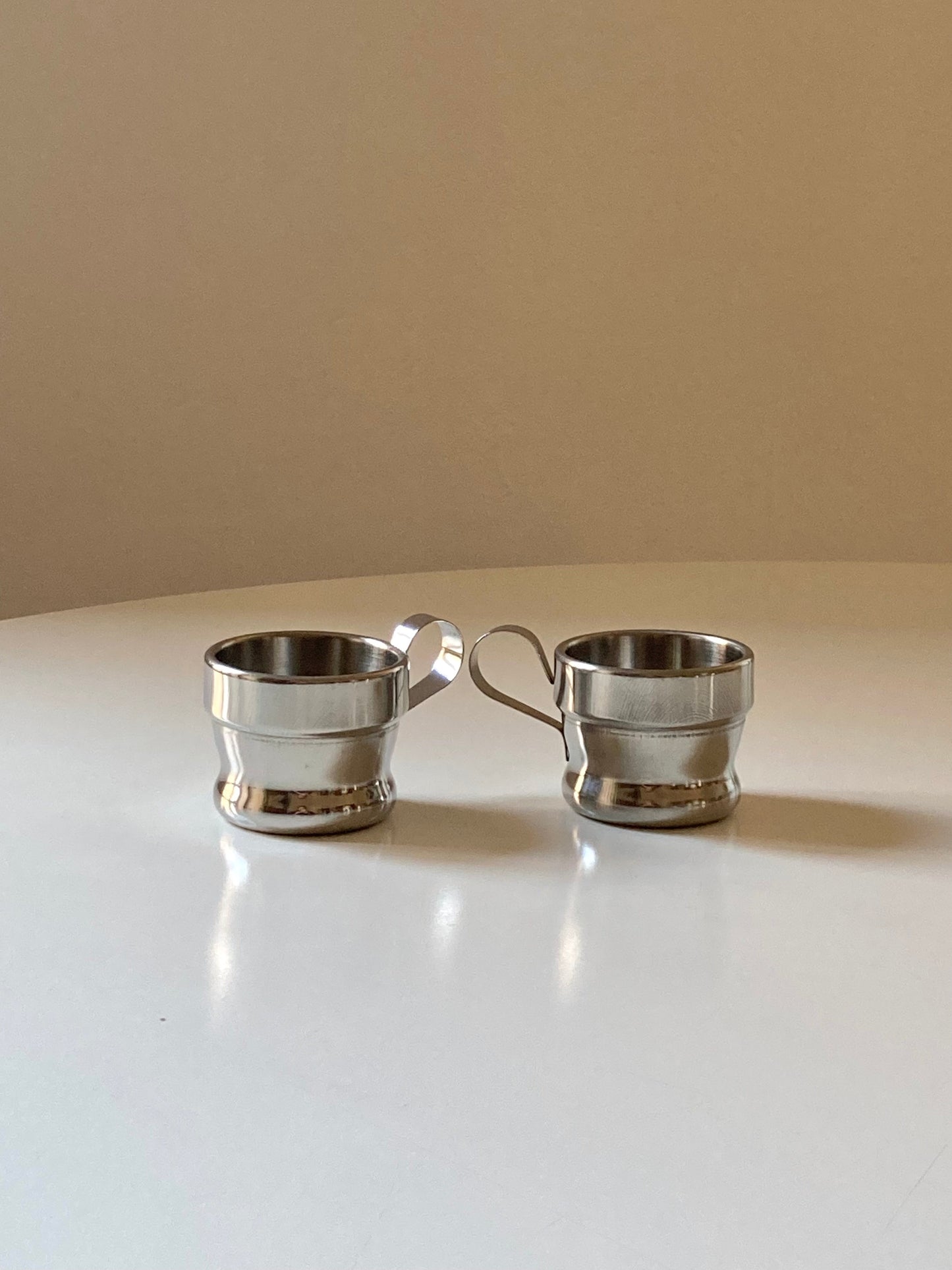 Set di 6 tazzine da caffè termiche in acciaio