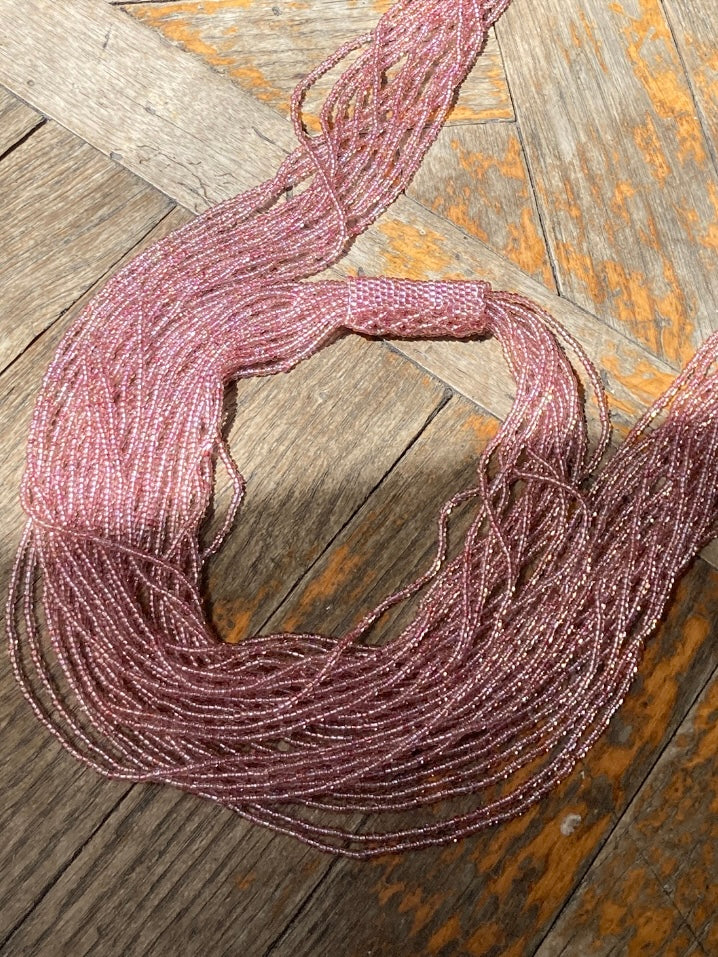 Collana scialle di perline in vetro