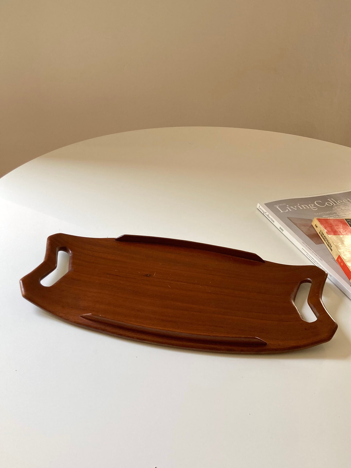 Danish style tray in bent wood