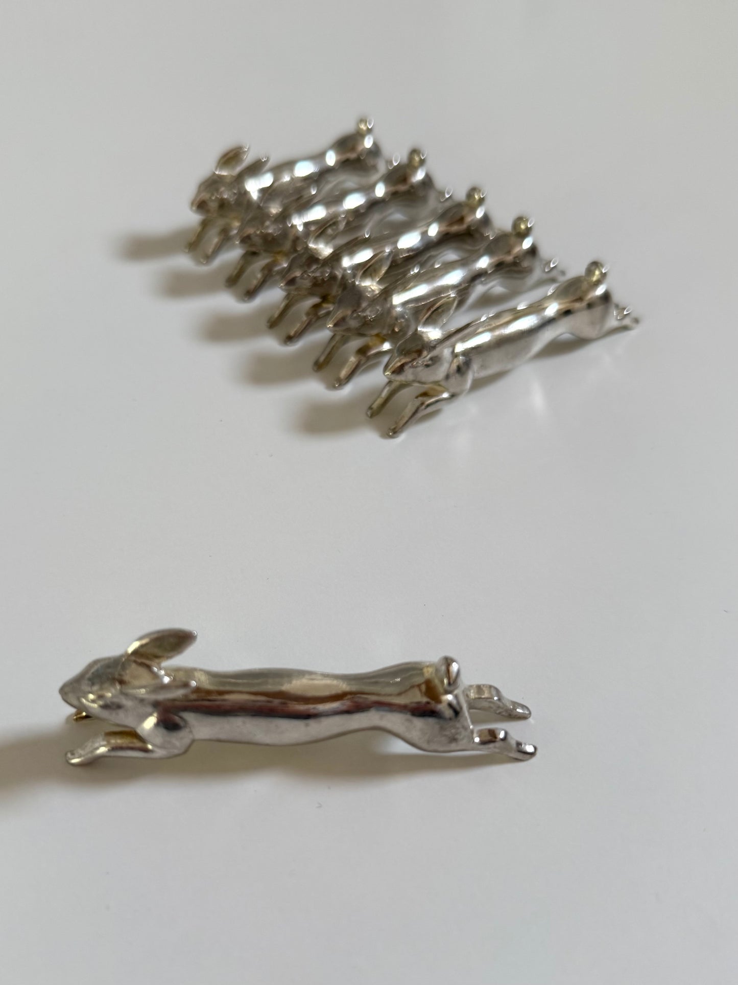 Rosetta ~ Set 6 conigli poggiacoltello