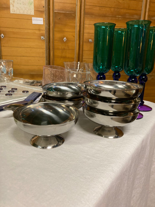Set of 6 ice cream cups