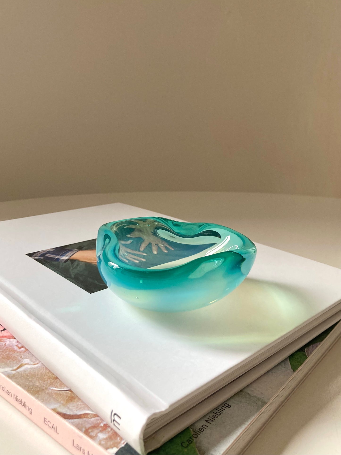 Vintage Murano glass ashtray