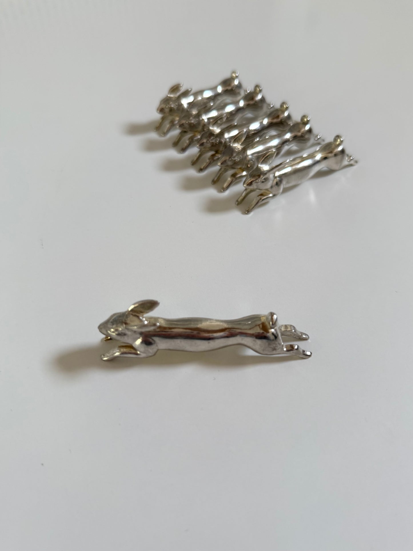 Rosetta ~ Set 6 conigli poggiacoltello