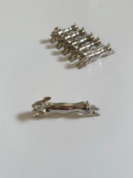 Rosetta ~ Set 6 conigli poggiacoltello