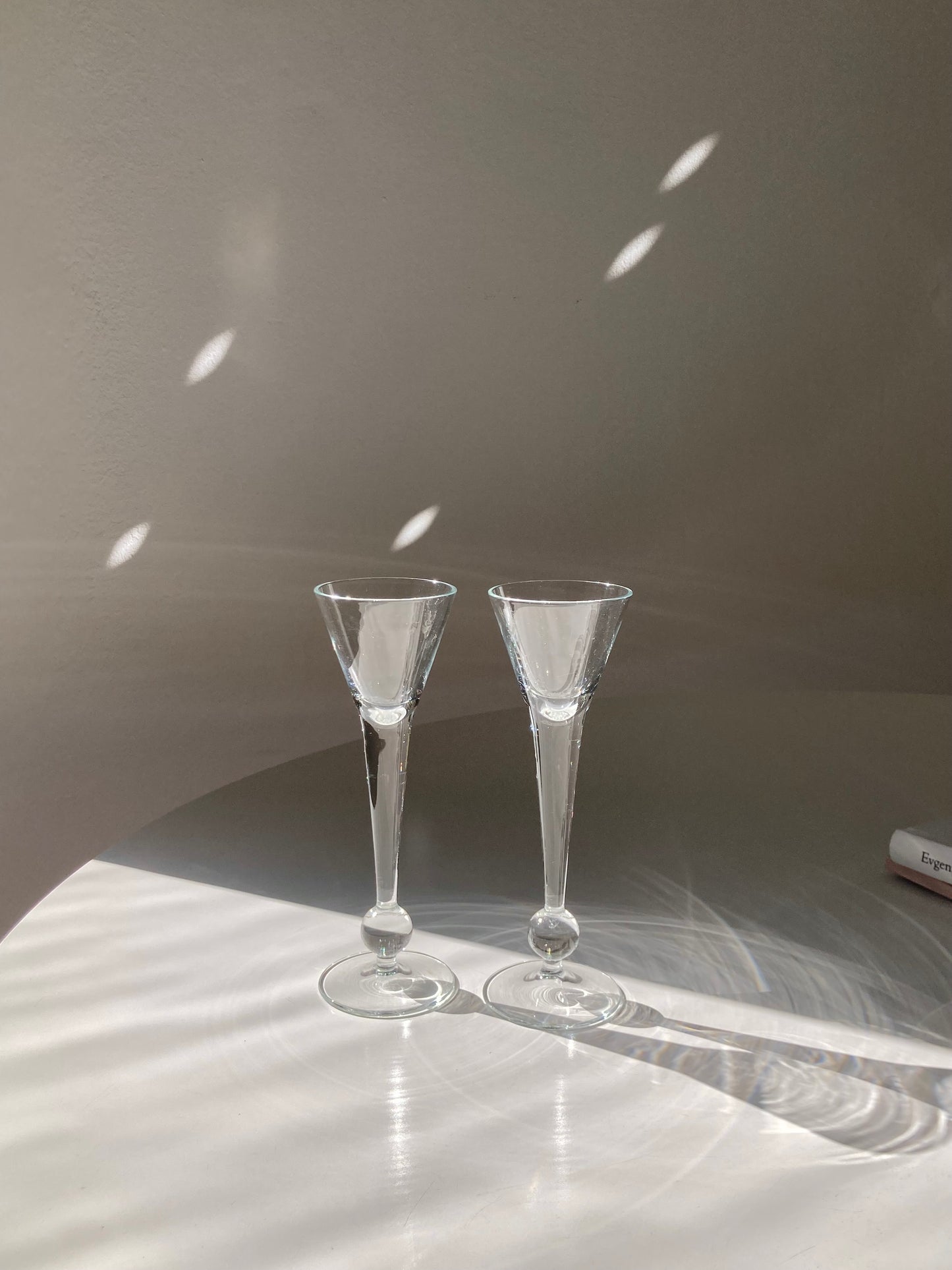 Set of 4 tall bitter glasses