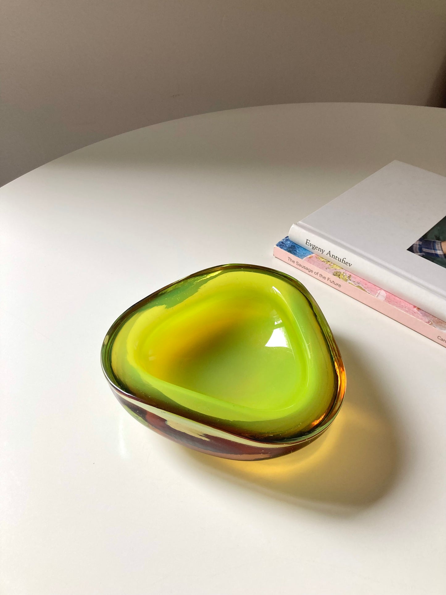 Grande svuotatasche in vetro di Murano