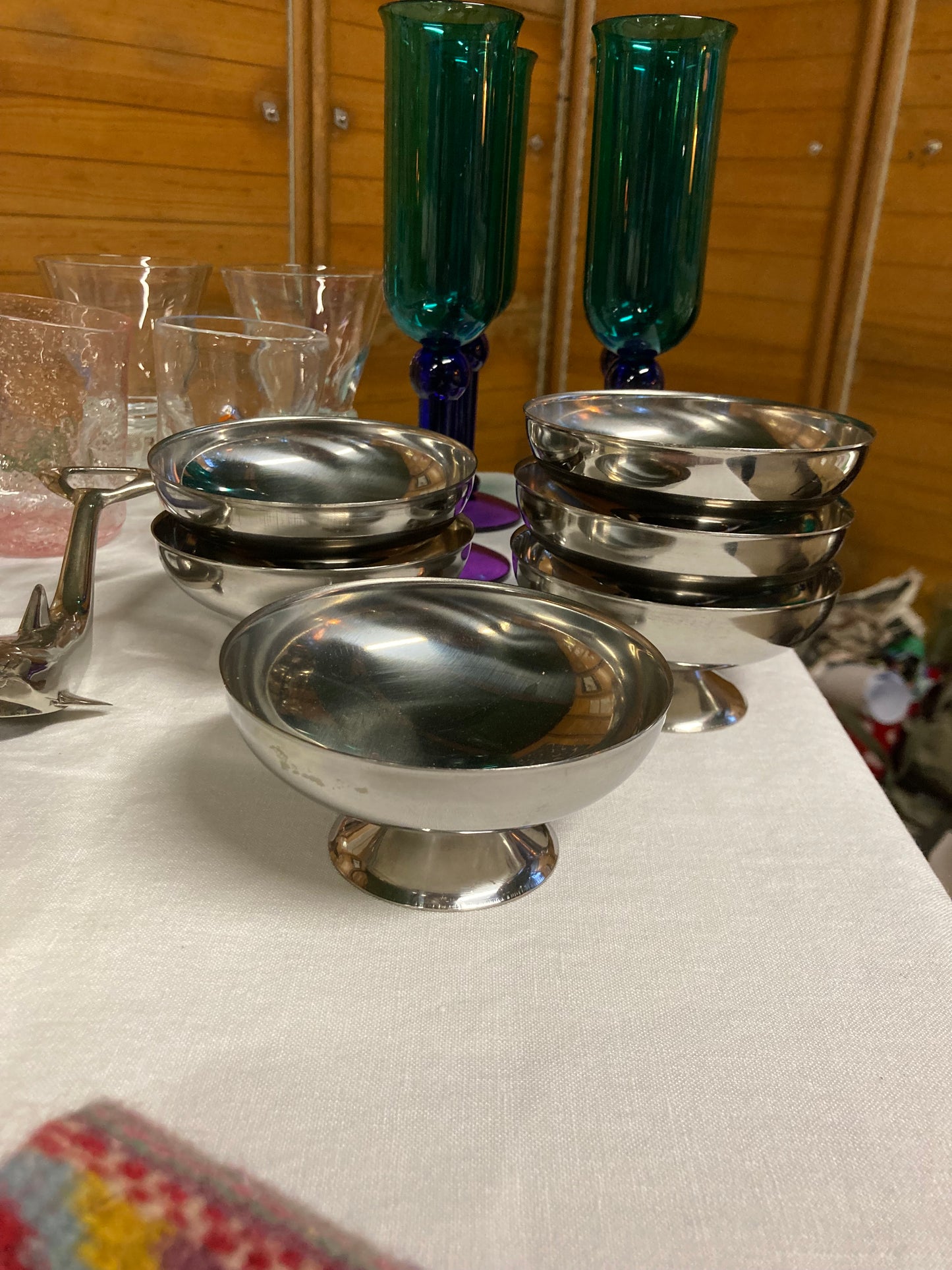 Set of 6 ice cream cups