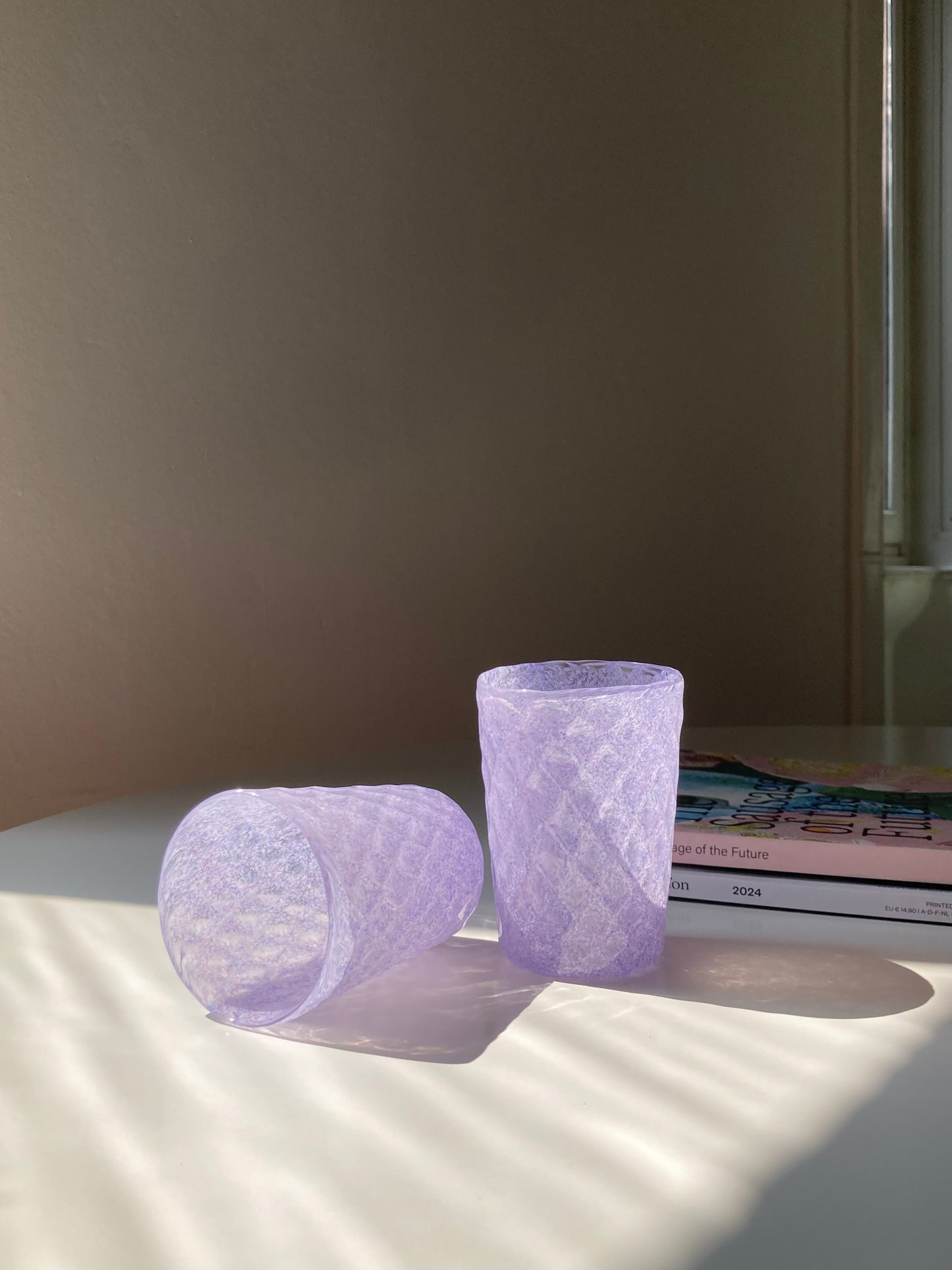 Set di goti veneziani balloton lilla