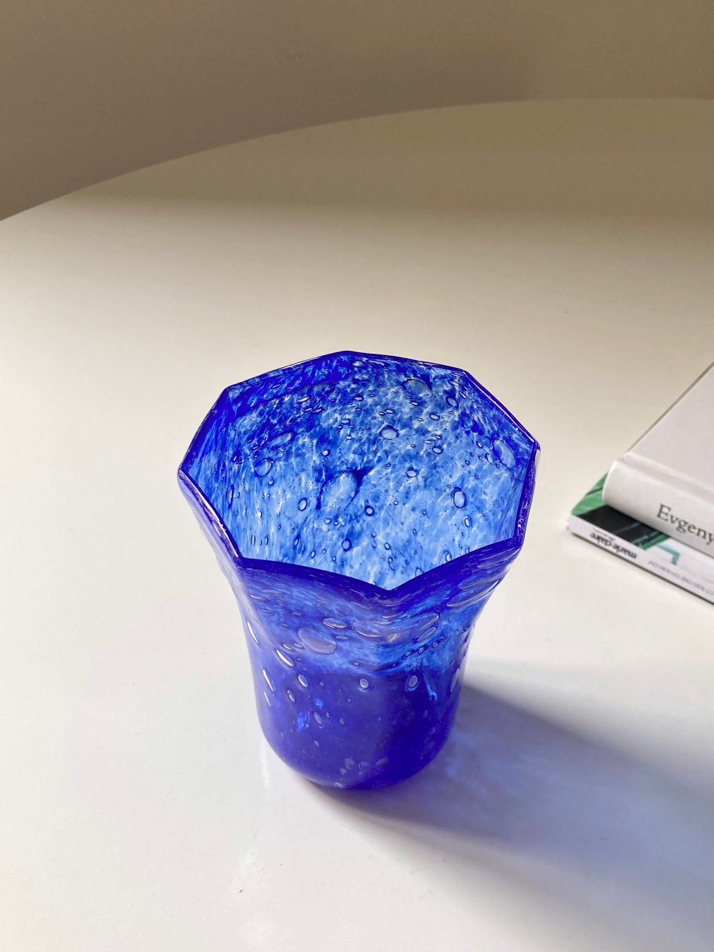 Set di goti veneziani blu ottagonali