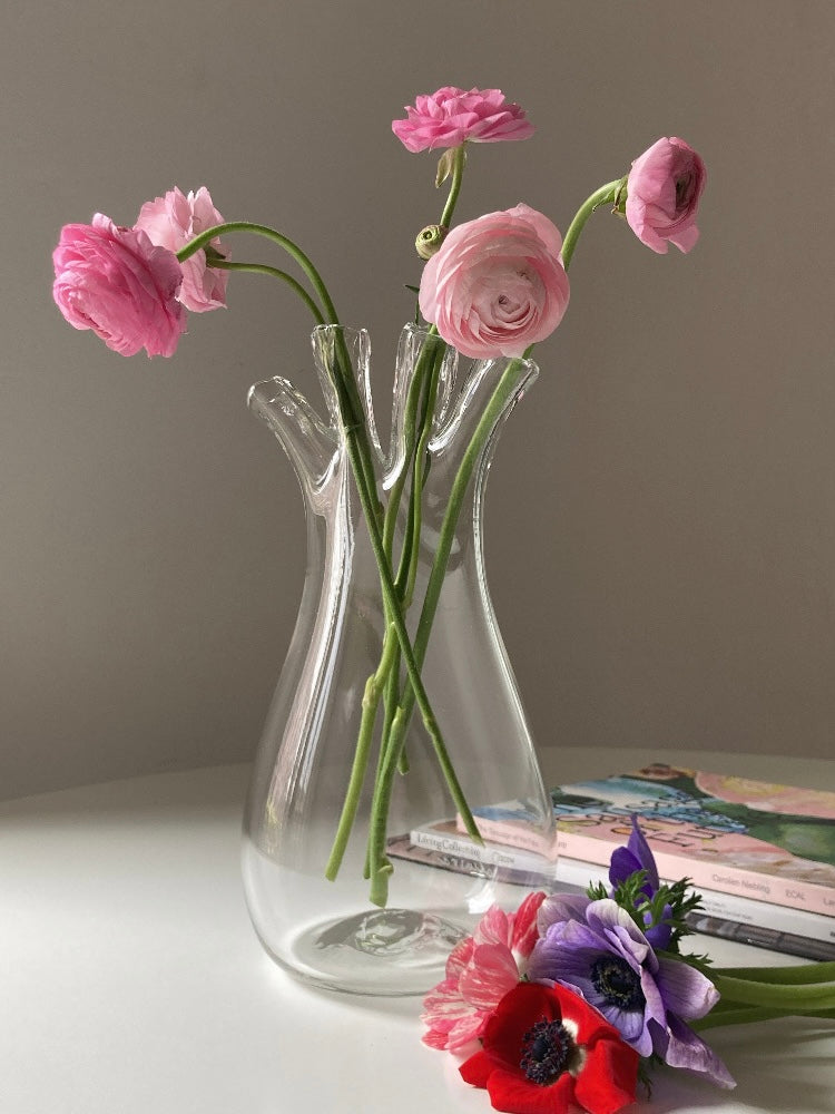 Vaso finocchio in vetro di Murano