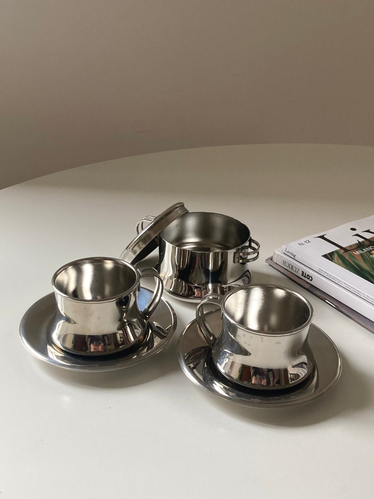 Set 6 tazzine termiche con zuccheriera