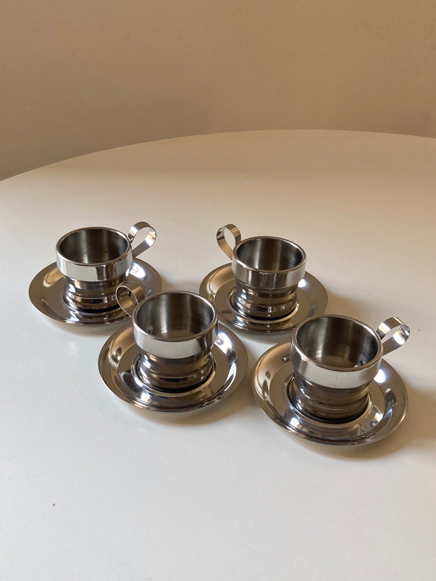 Set di 6 tazzine da caffè termiche in acciaio