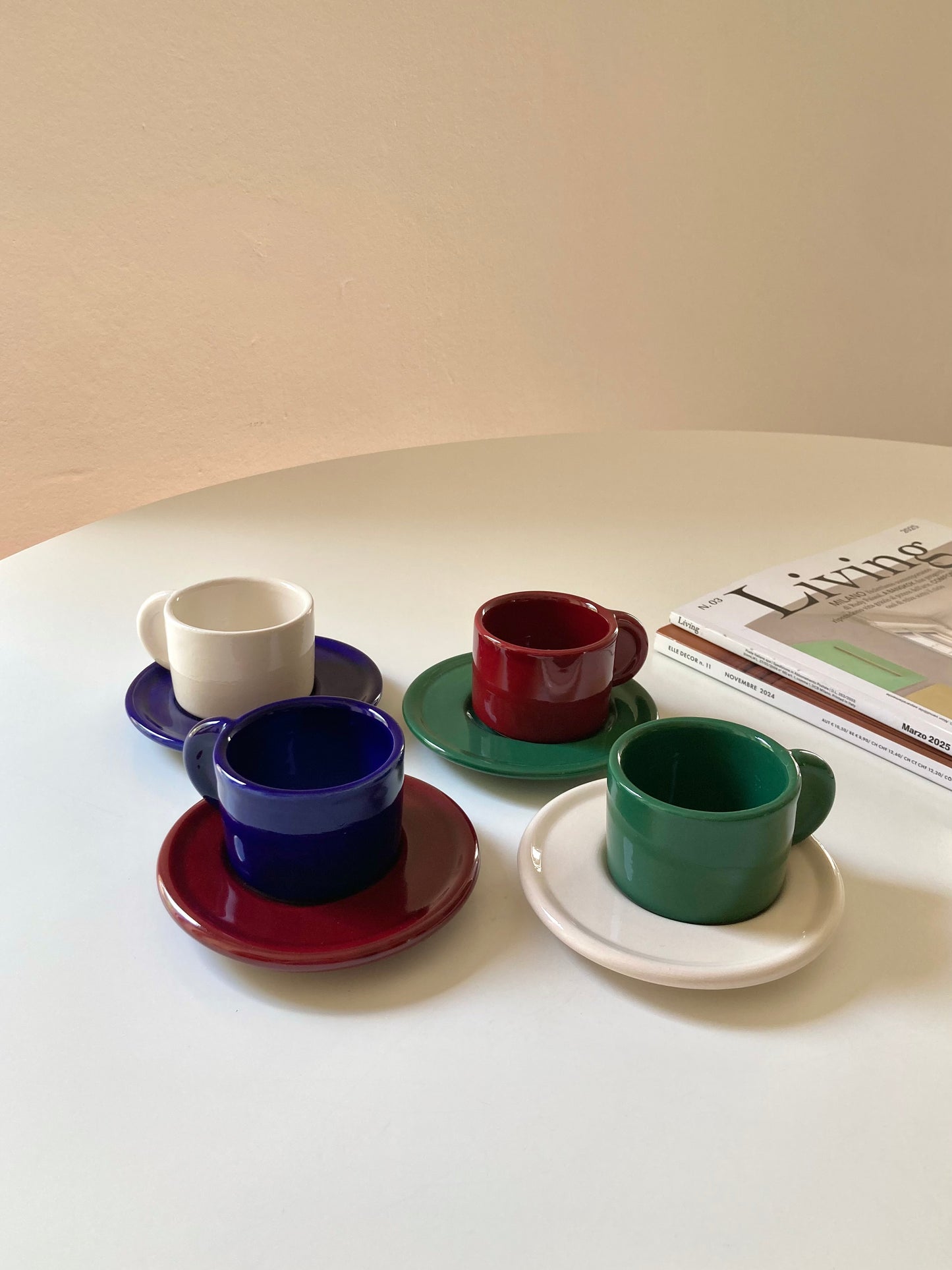Set 4 tazzine da caffè ‘Caracalla’ capsule