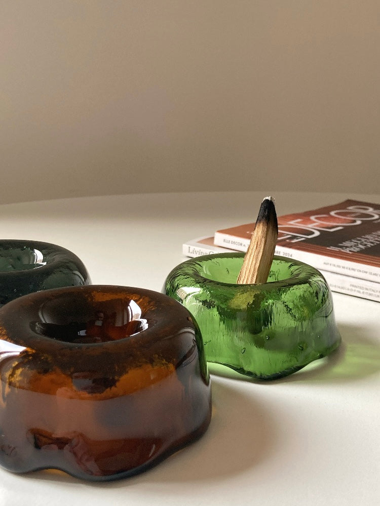 B2B ~ Bruciatore per palo santo in vetro fuso