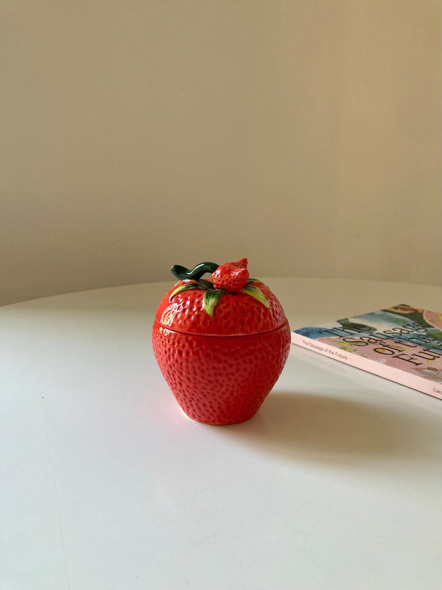 Ceramic strawberry jar