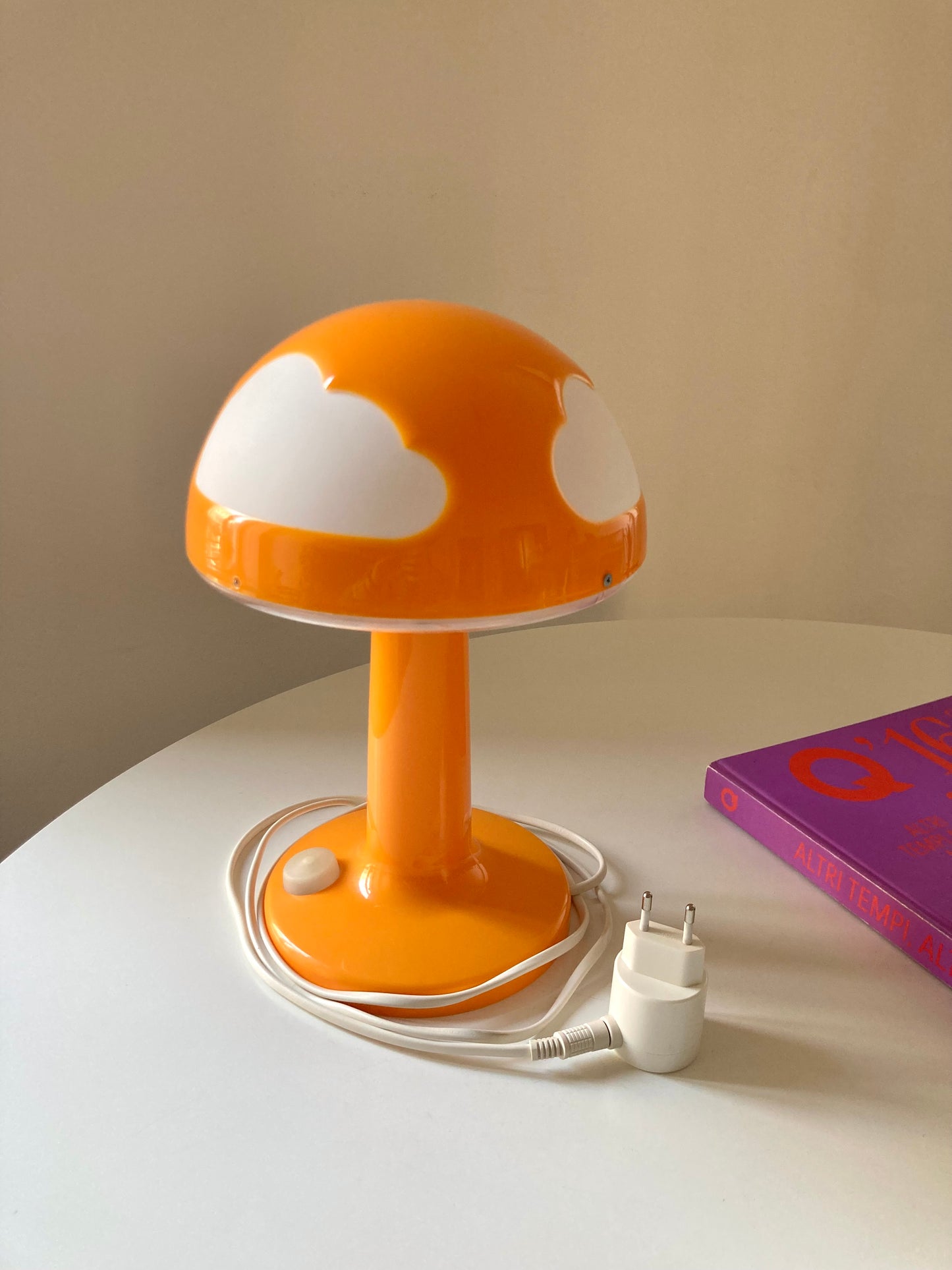 Vintage orange Skojig lamp IKEA