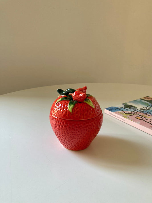 Ceramic strawberry jar