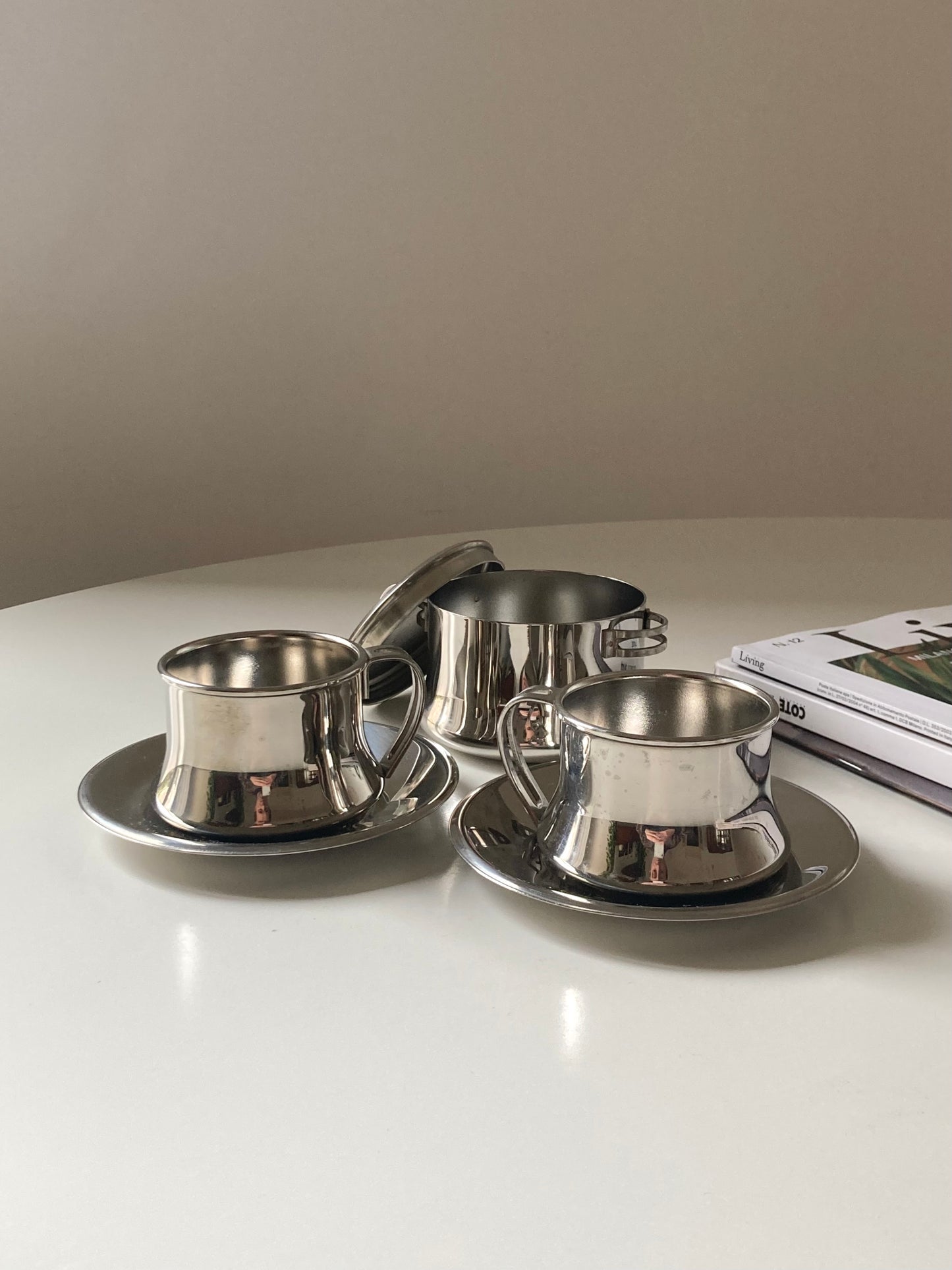 Set 6 tazzine termiche con zuccheriera