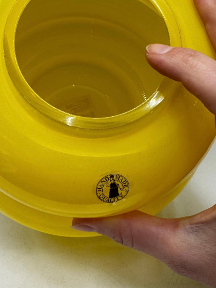 Vaso in vetro giallo IKEA KALLARHALS