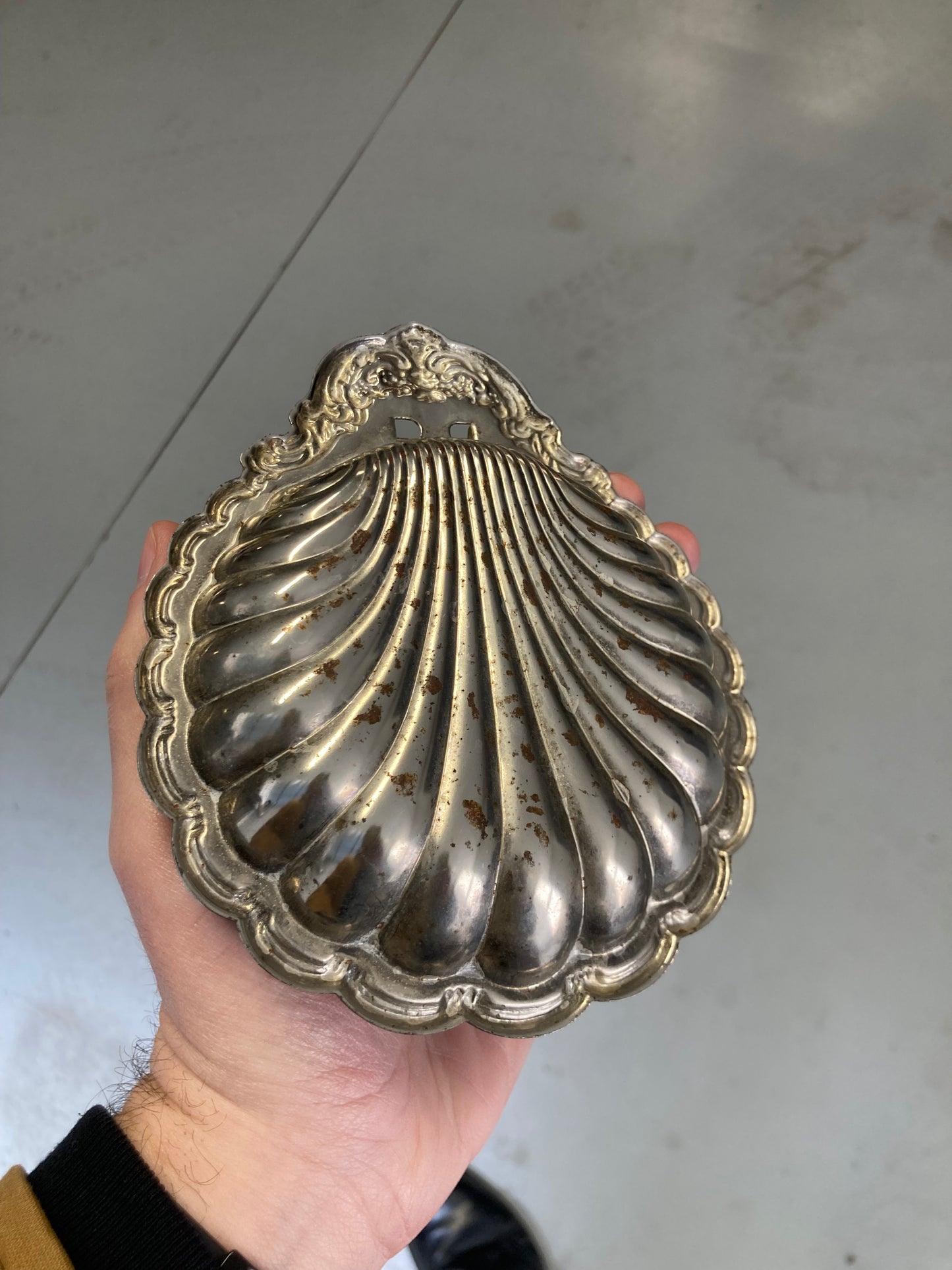 Conchiglia portagioie vintage