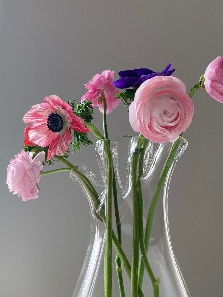 Vaso finocchio in vetro di Murano