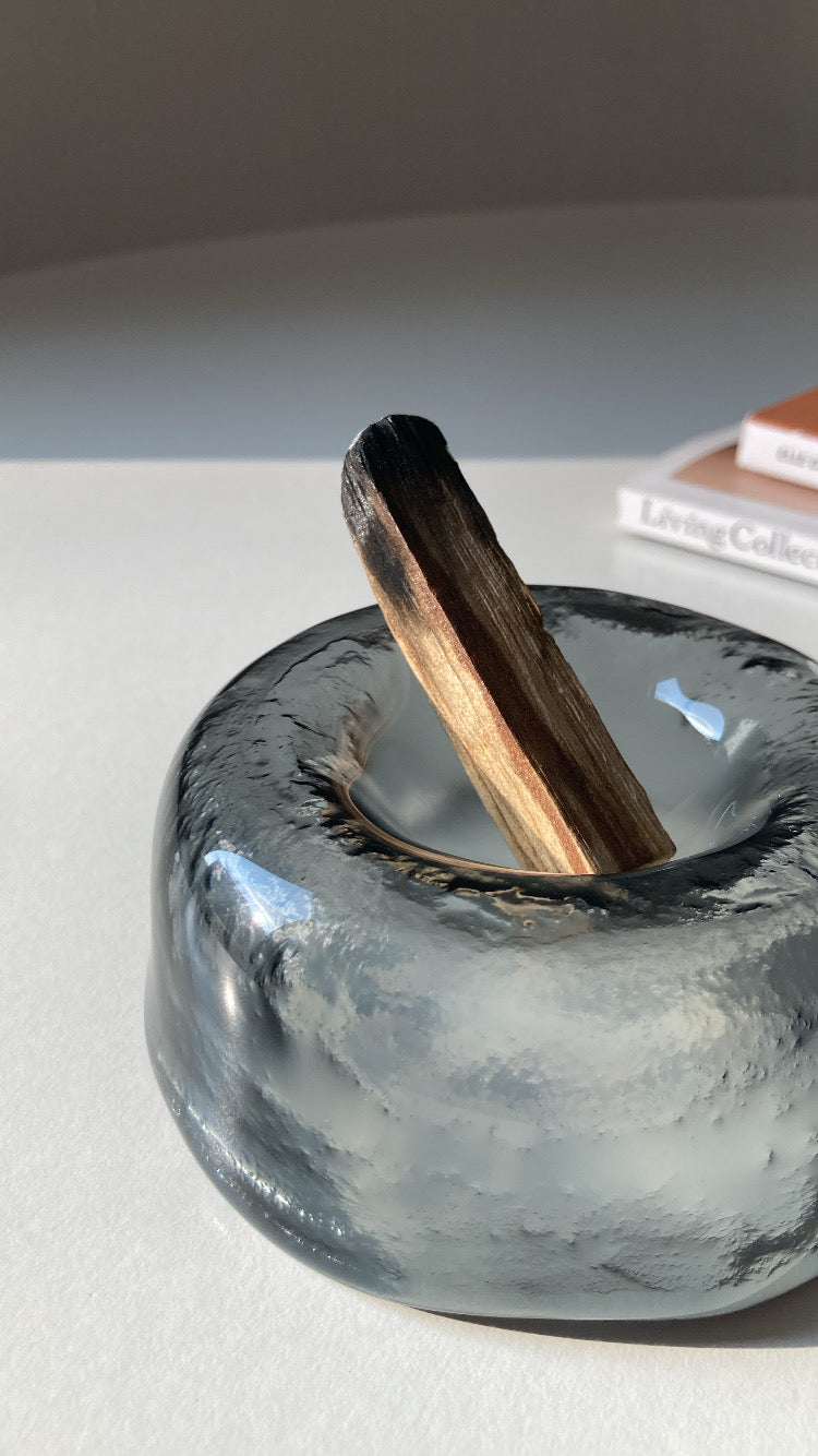 Bruciatore per palo santo ~ Grigio perla