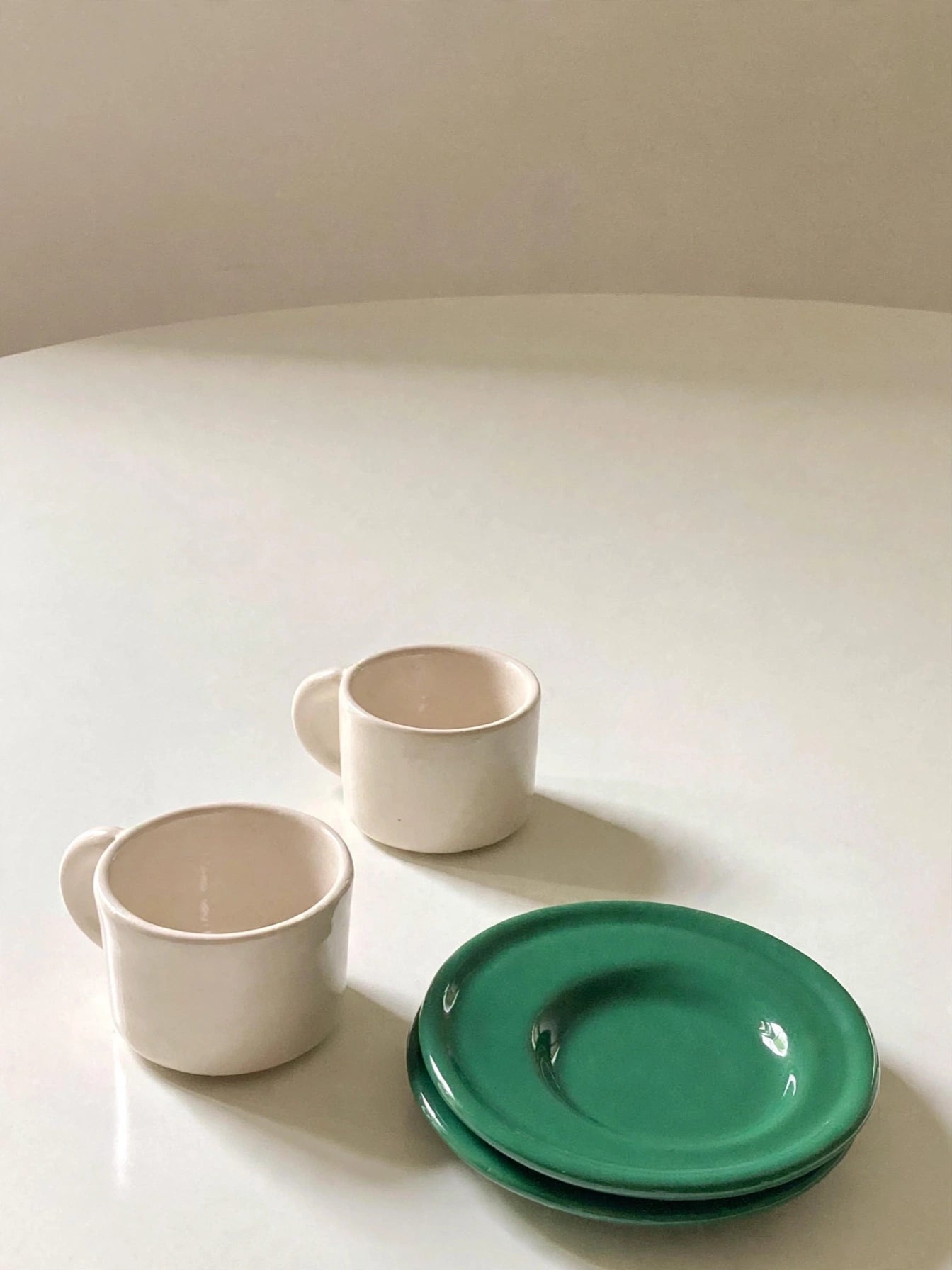 Coppia di due tazzine da caffè