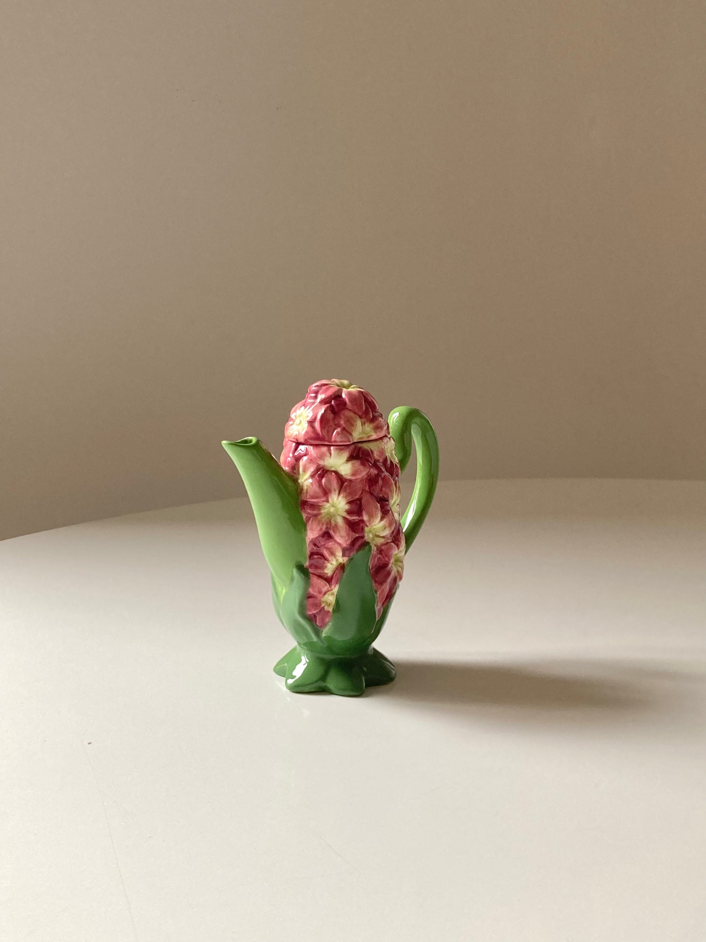 Small flower-shaped teapot