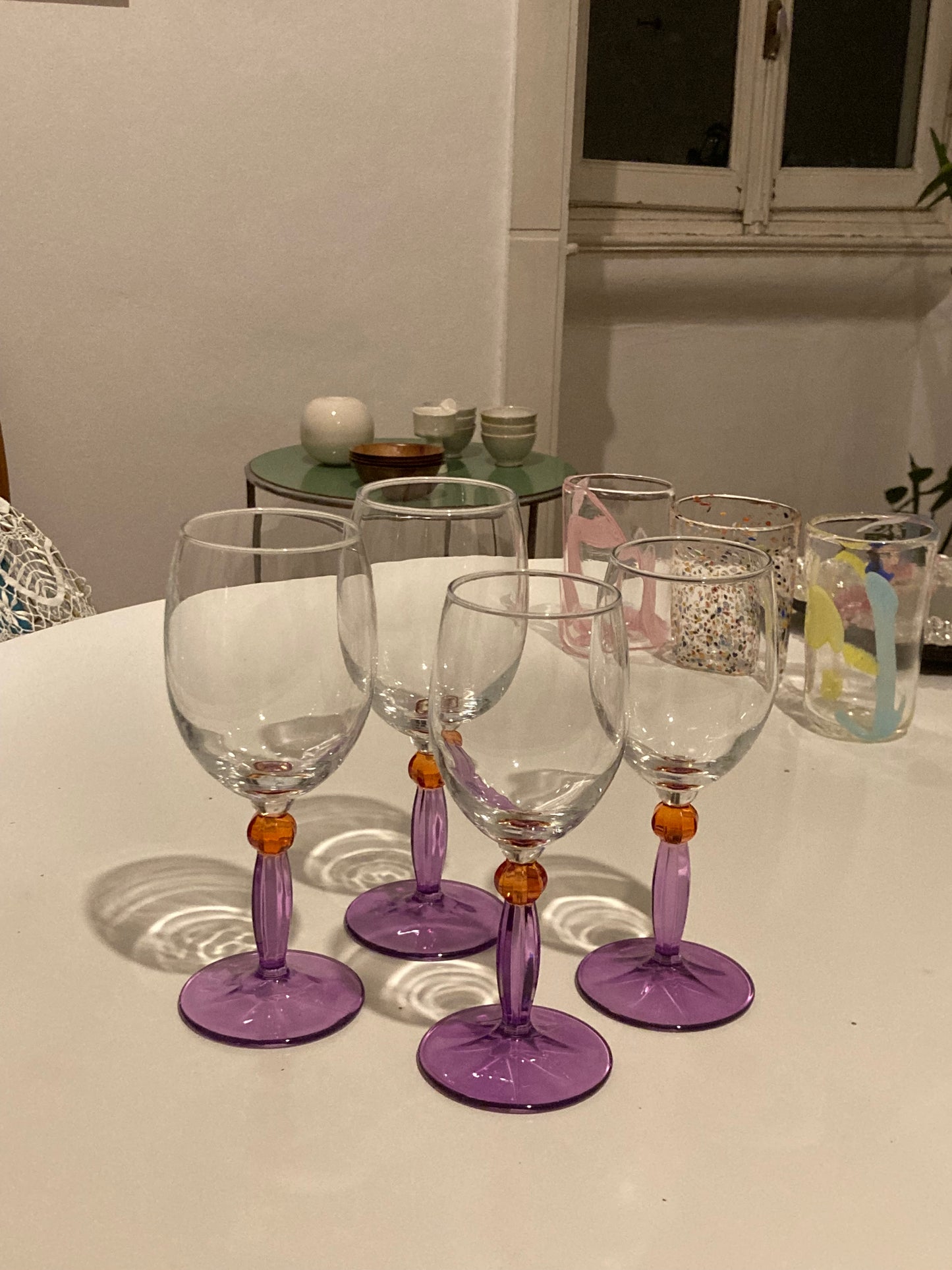 Servizio 12 calici da vino e acqua