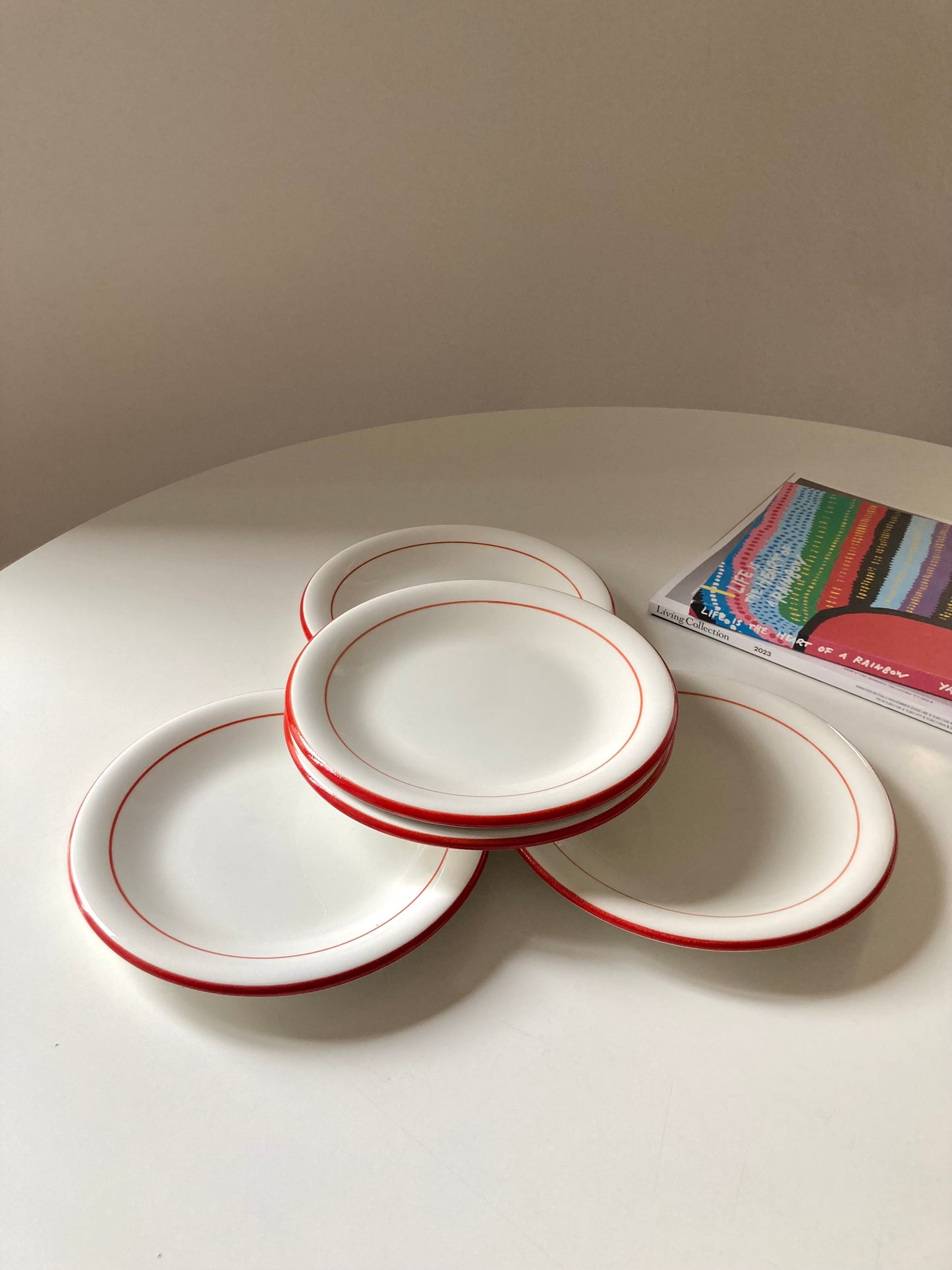 Set of vintage dessert plates