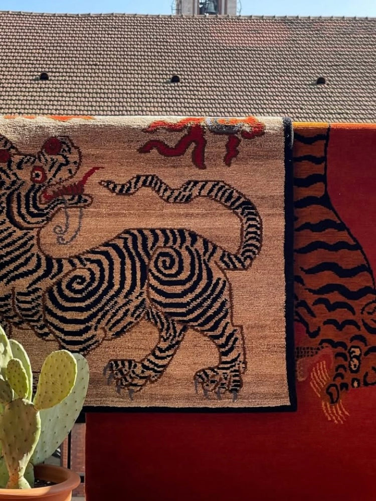 Particuliers ~ Tappeto tibetano vintage