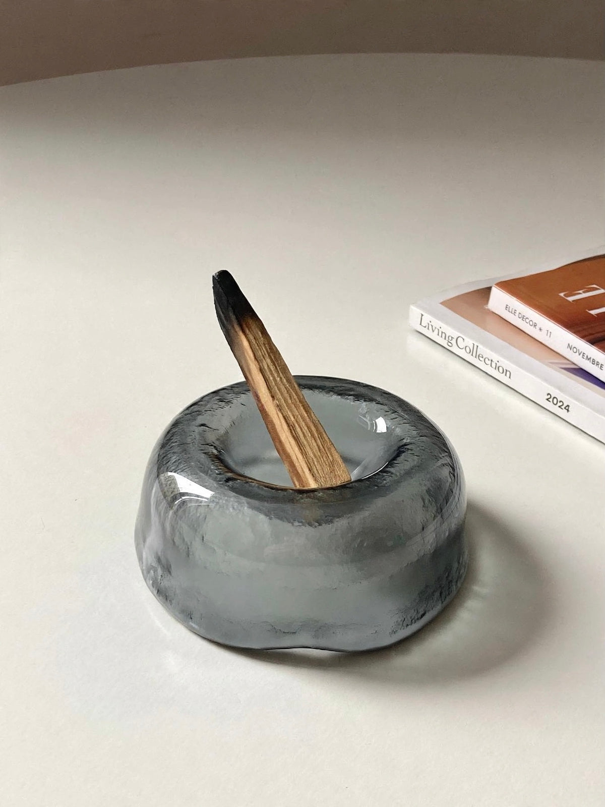 Bruciatore per palo santo ~ Grigio perla