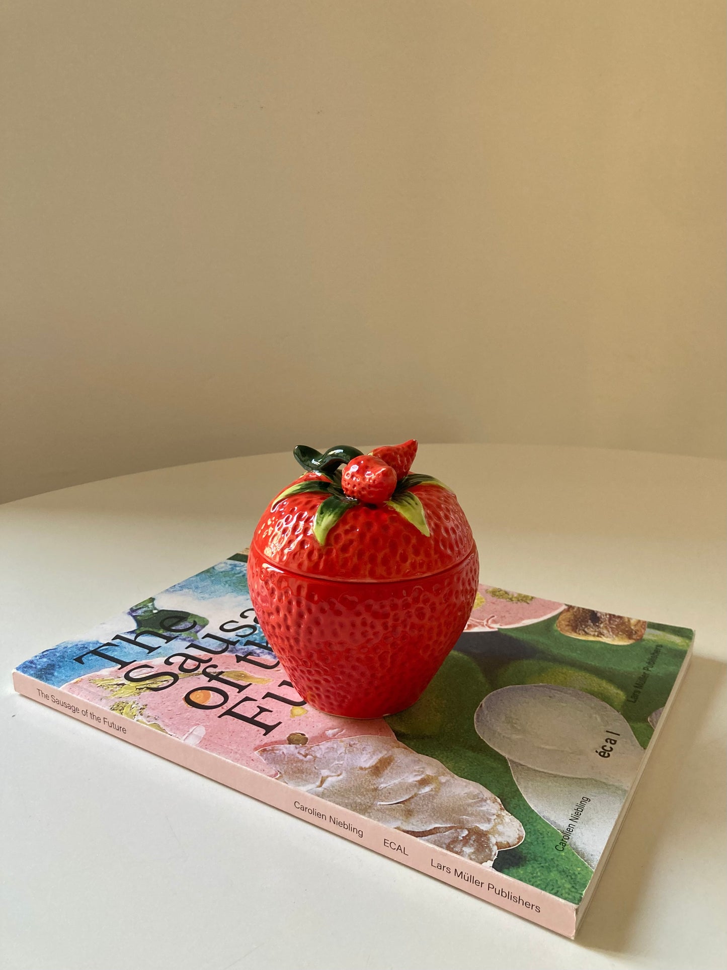 Ceramic strawberry jar