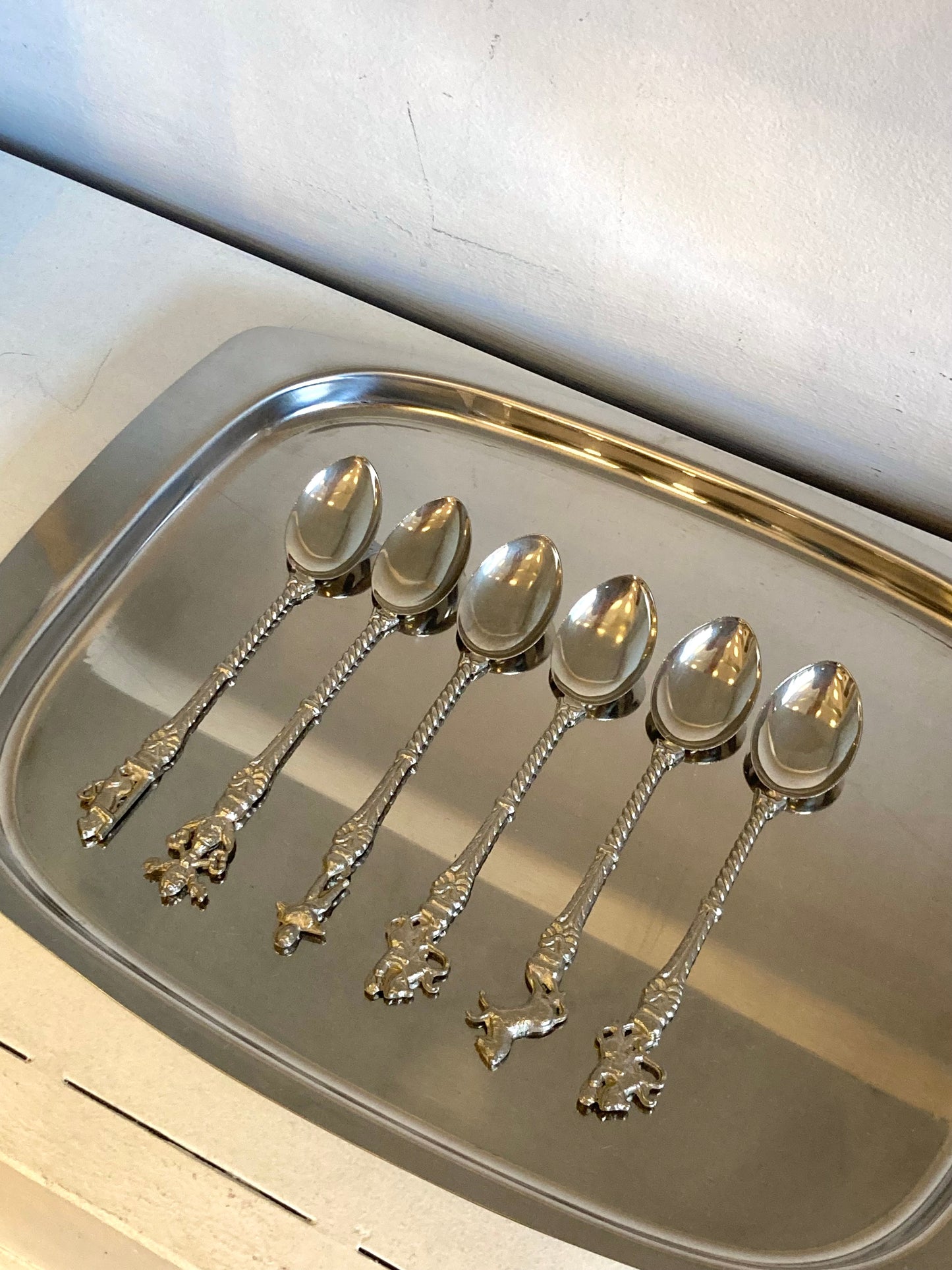 Set of 6 vintage coffee spoons