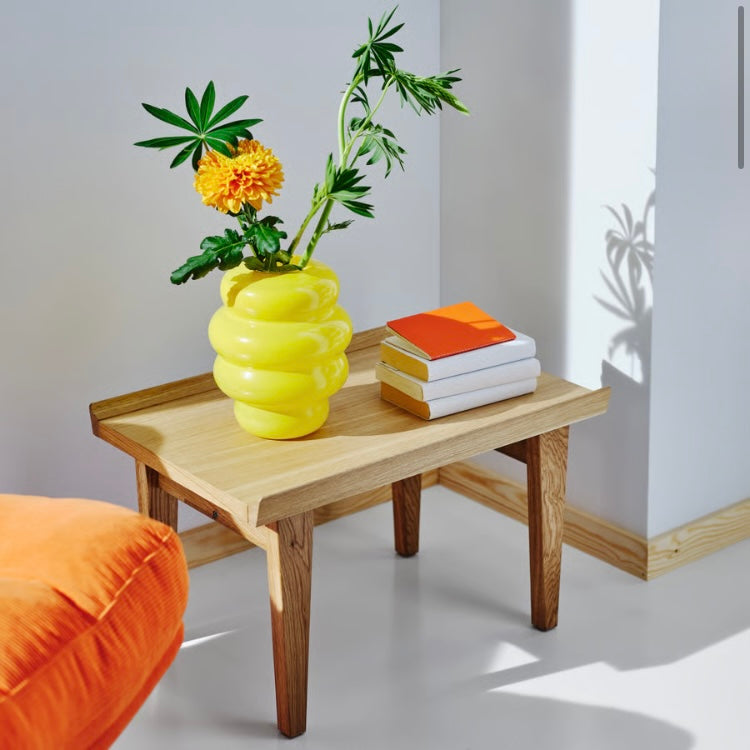 Vaso in vetro giallo IKEA KALLARHALS