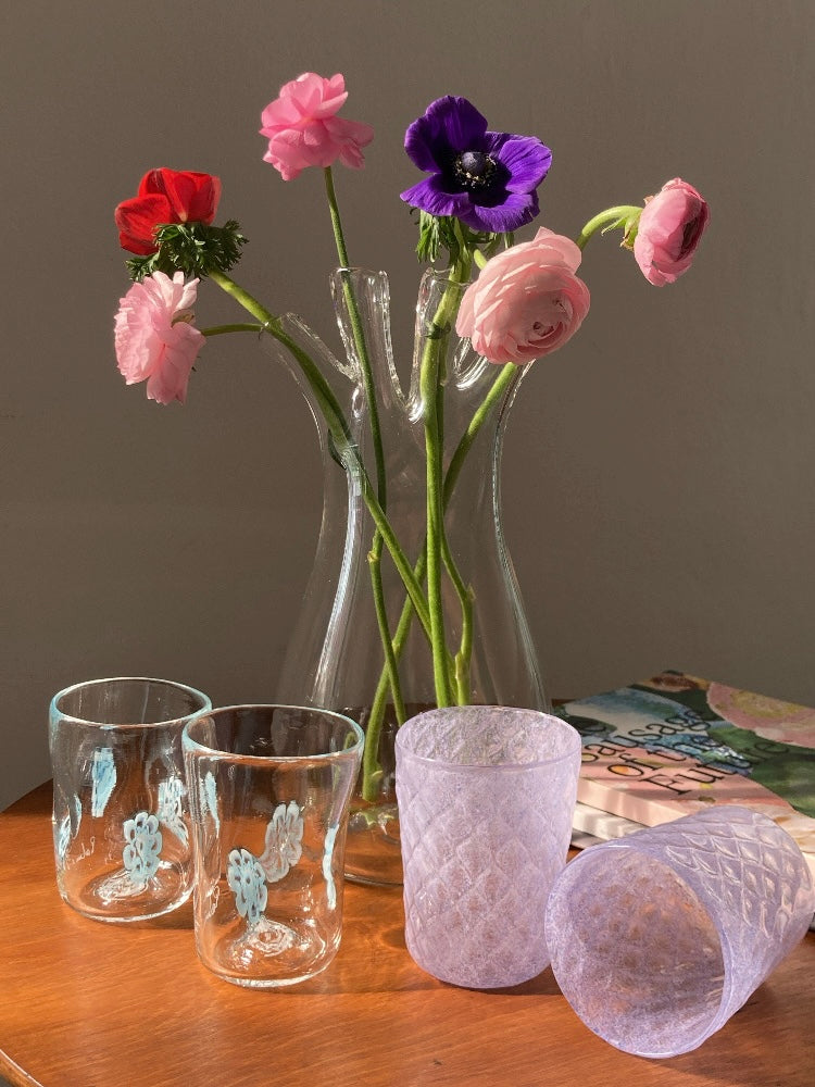 Vaso finocchio in vetro di Murano