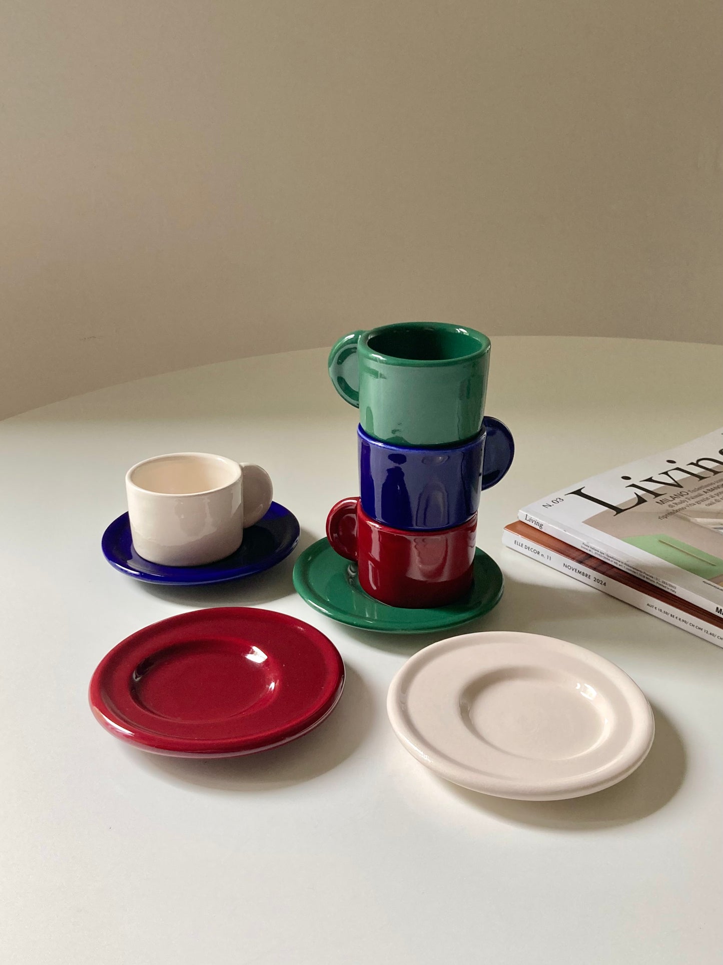 Set 4 tazzine da caffè ‘Caracalla’ capsule
