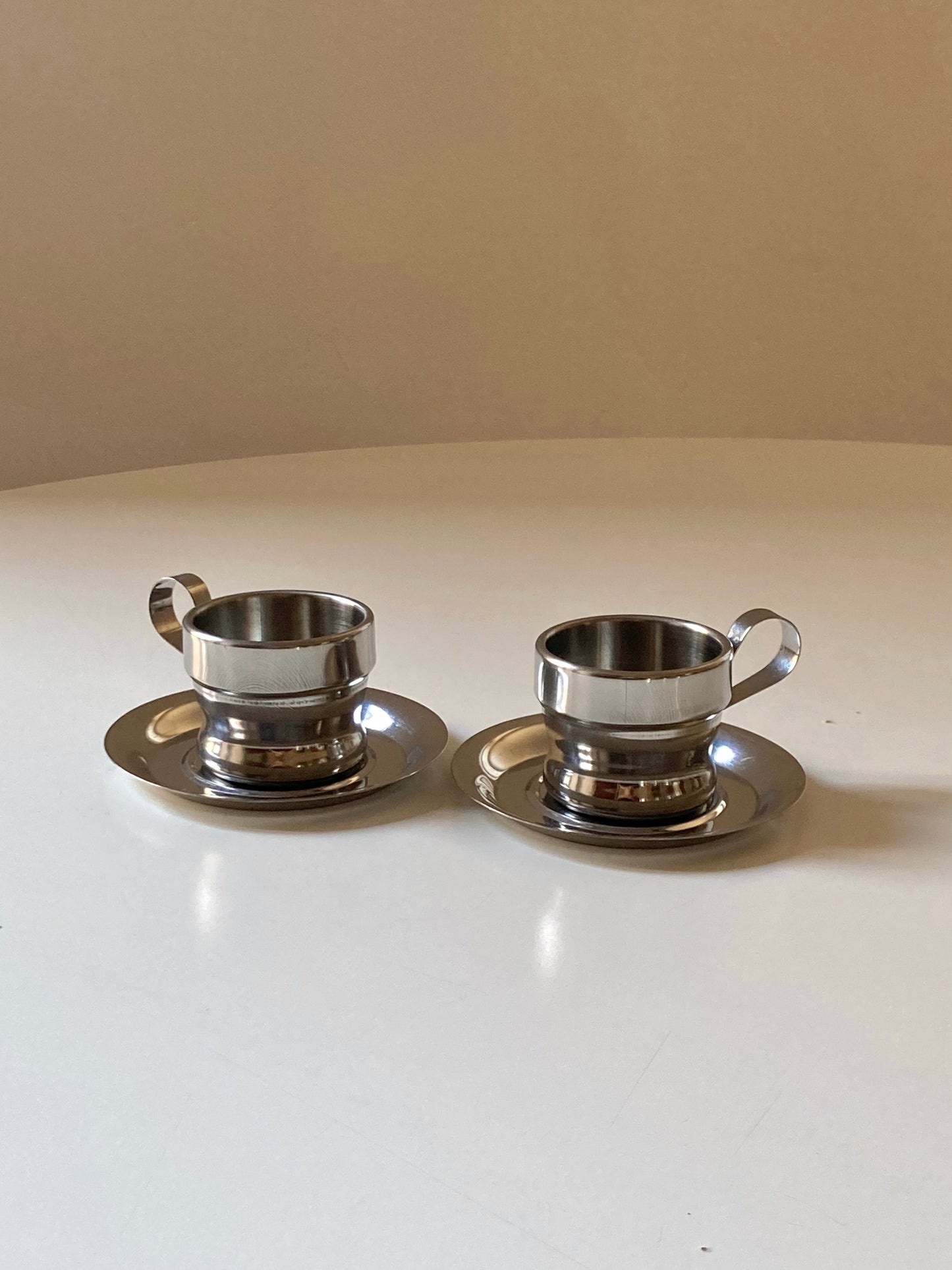 Set di 6 tazzine da caffè termiche in acciaio