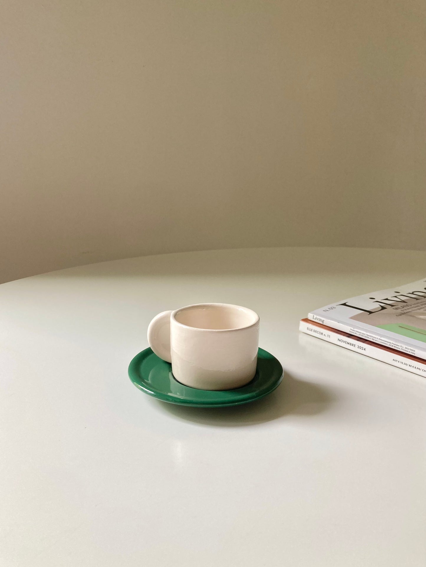 Coppia di due tazzine da caffè